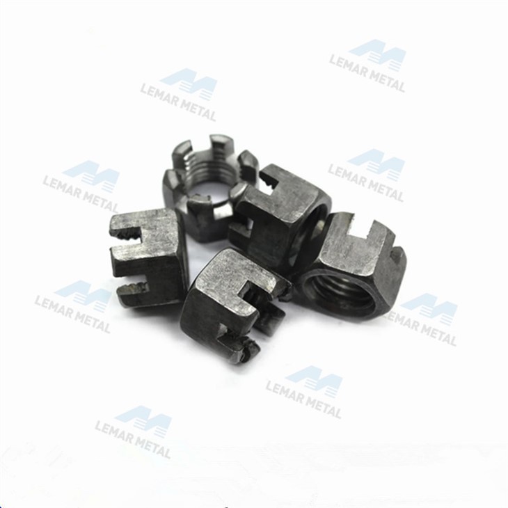 Steel Hex Castle Nut
