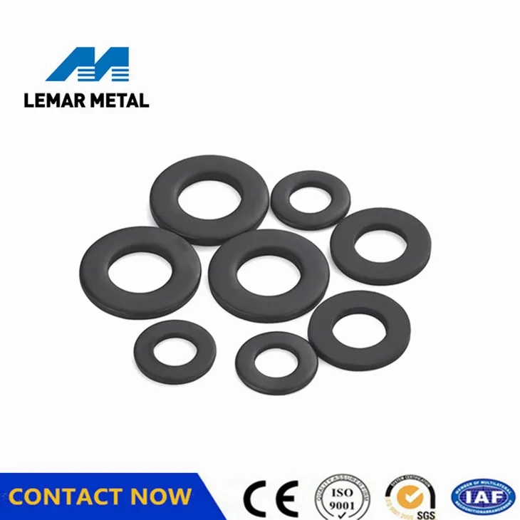 Black Flat Washer
