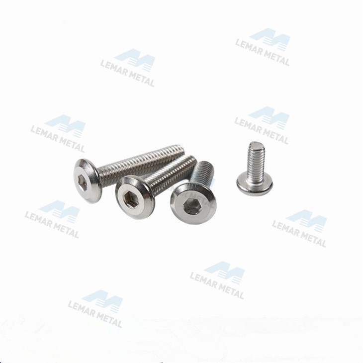 Flat head hexagon socket screw