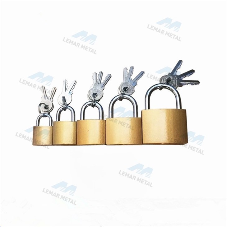 Polished Brass Padlock