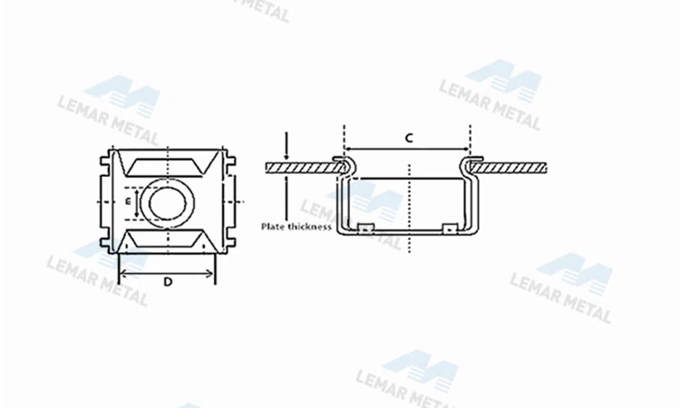 Mounting Cage Nuts Mounting Cage Nuts