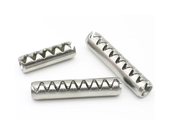 toothed slotted spring pin toothed slotted spring pin