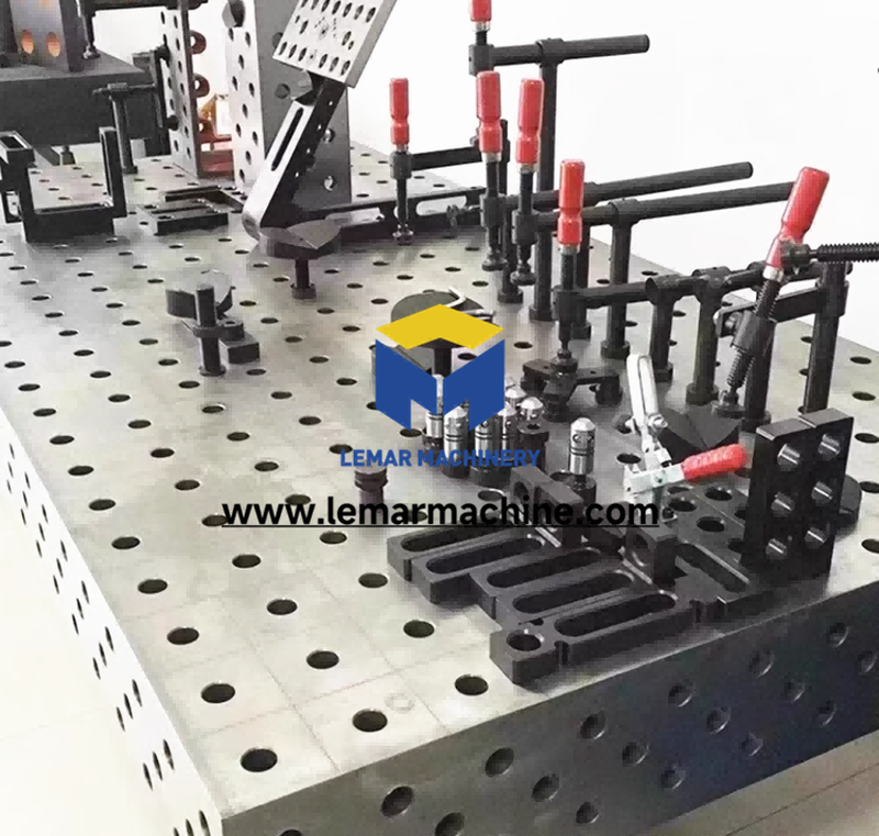 Cast iron welding table Cast iron welding table