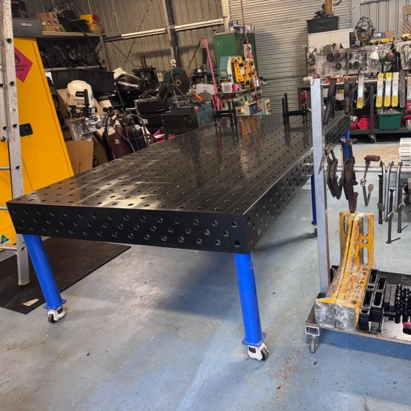 3D welding table with wheels 3D welding table with wheels