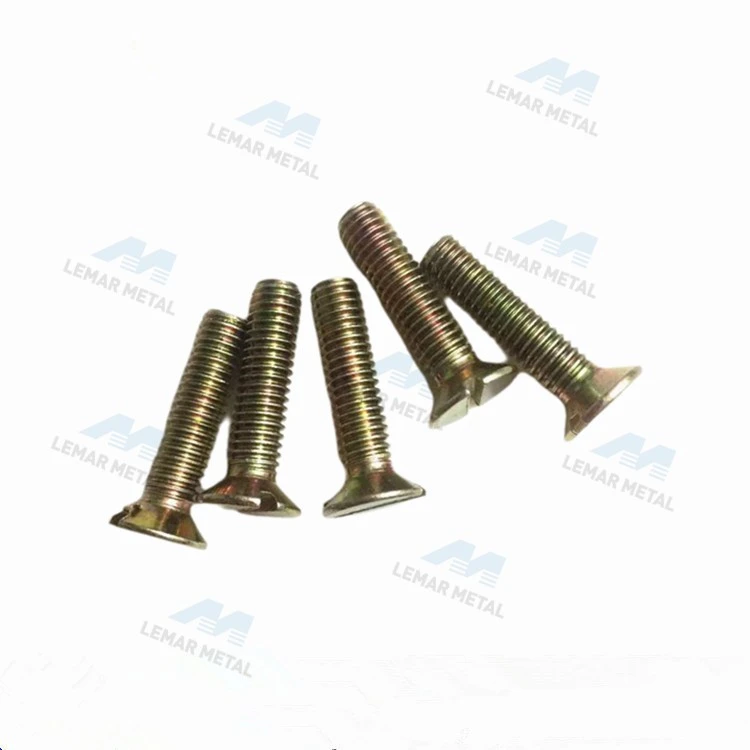 Slotted Flat Head Machine Screw