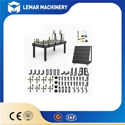 Welding Table With Jigs And Fixtures