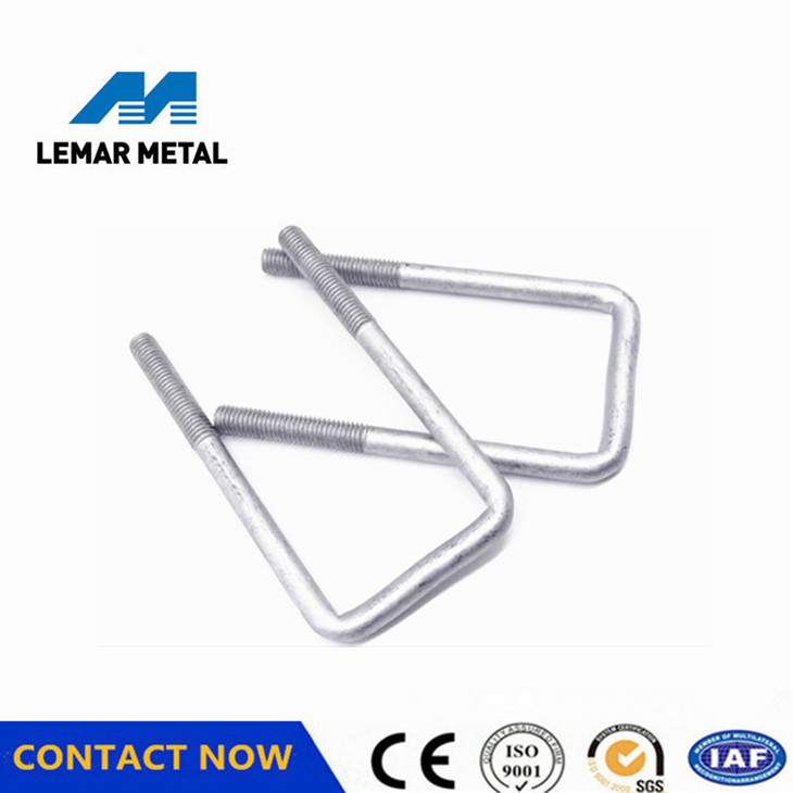 Zinc Plated Square Trailer U-Bolt Zinc Plated Square Trailer U-Bolt